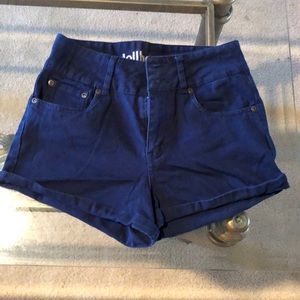 Dark Blue Dollhouse Shorts